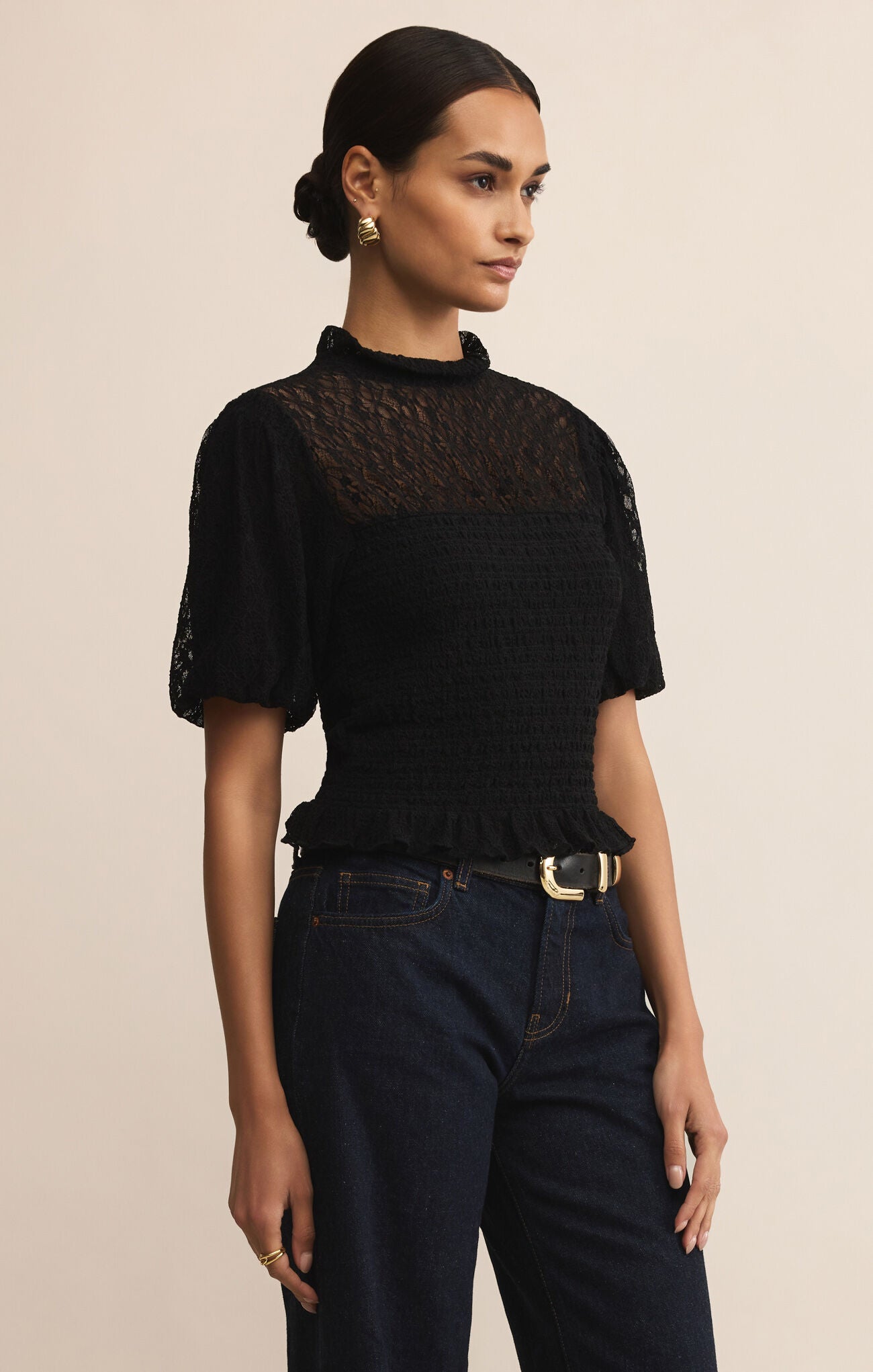 GLIMPSE LACE TOP