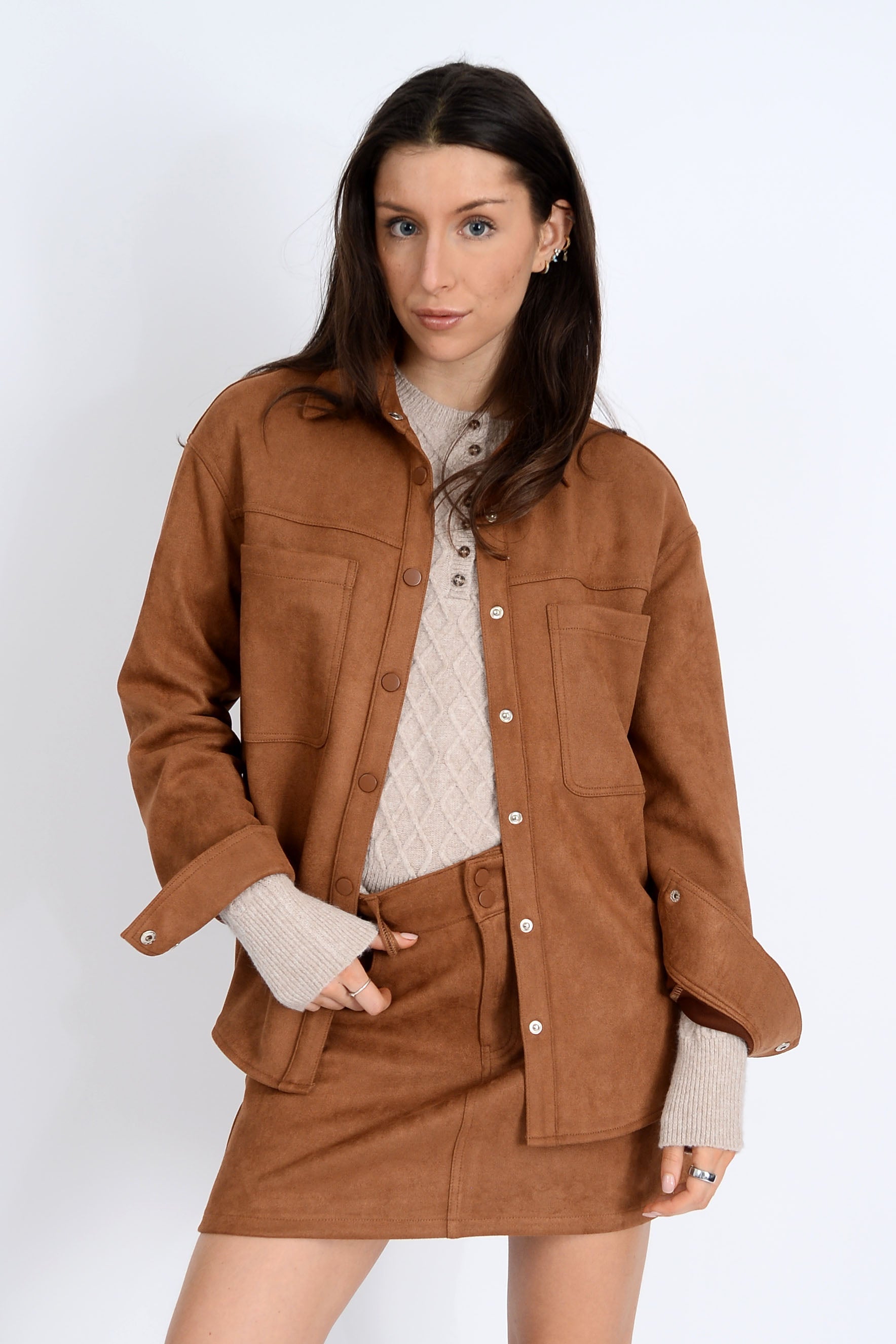 ALISHA LS BUTTON UP SHIRT