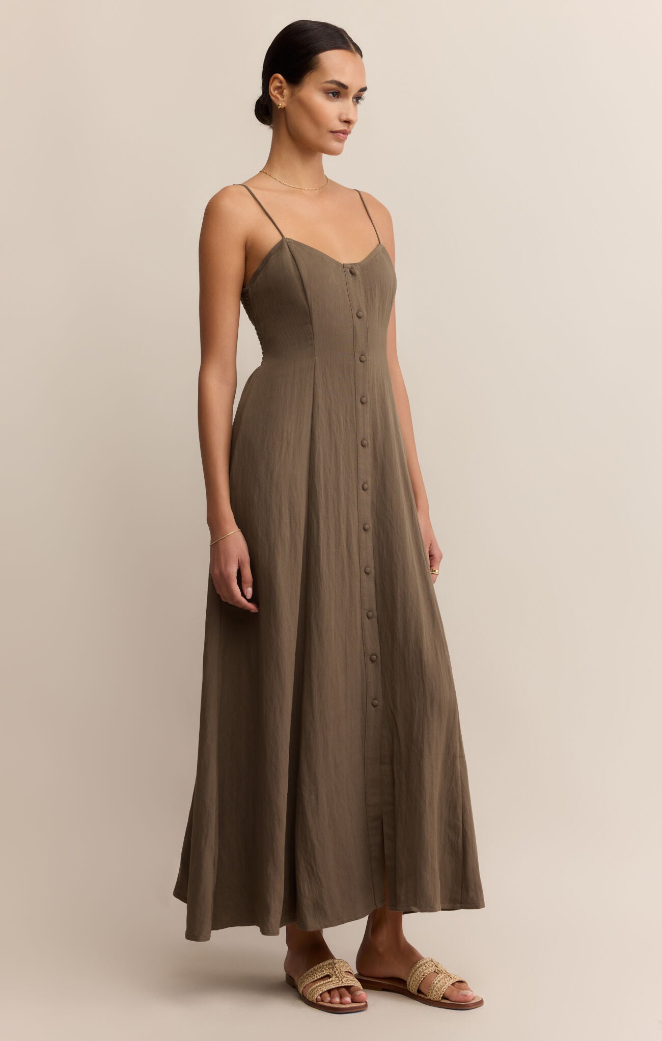 ANGEL EYES midi dress women's elegant dress