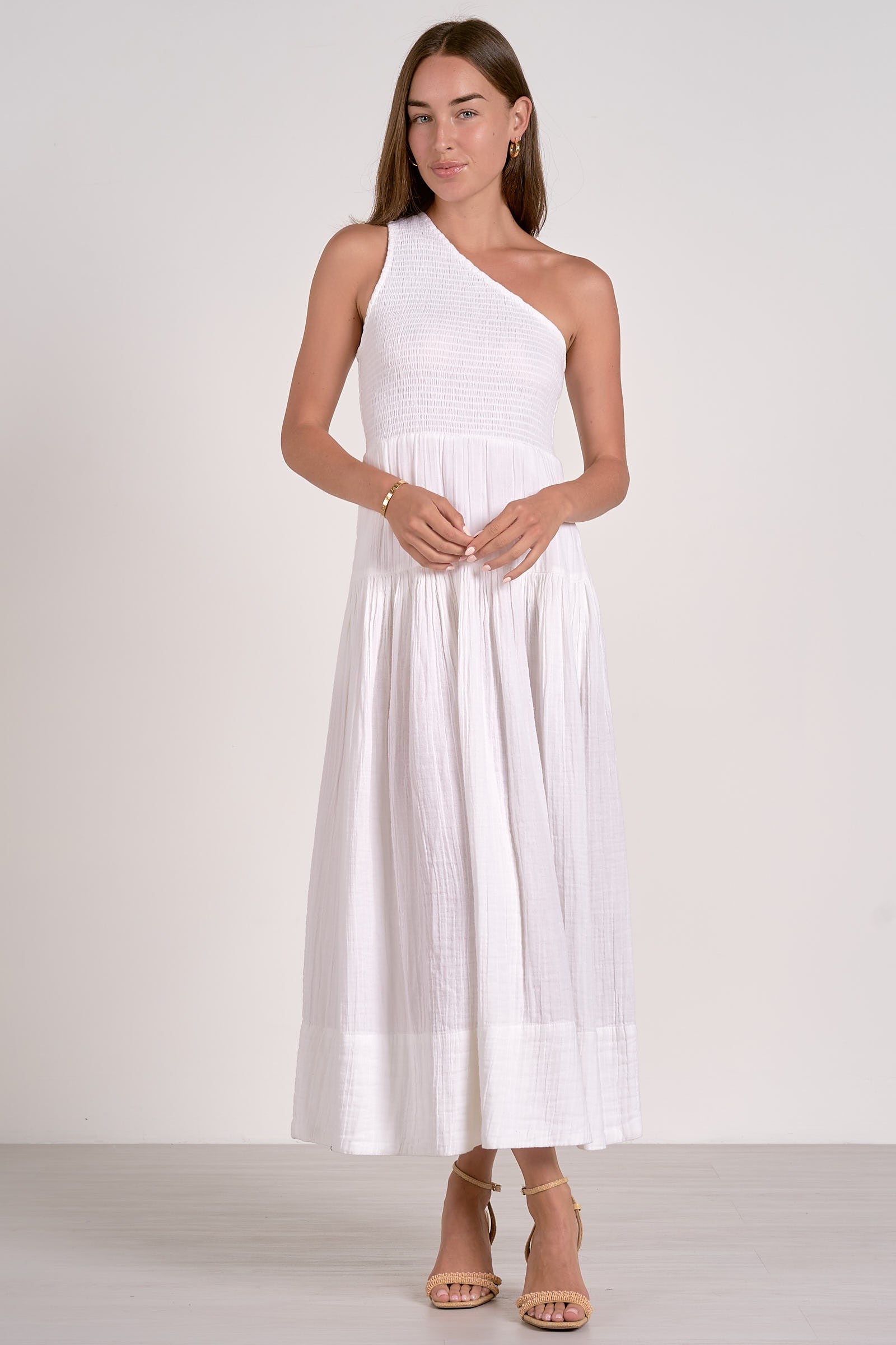 DRESS MAXI ONE SHOULDER