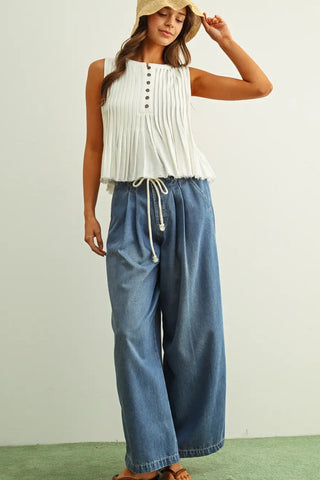 HARBOR WIDE LEG JEANS