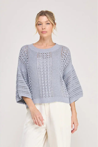 SHIMMER KNIT SWEATER