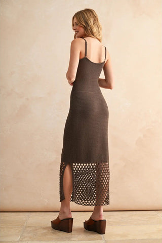 ISLA CROCHET TRIM DRESS