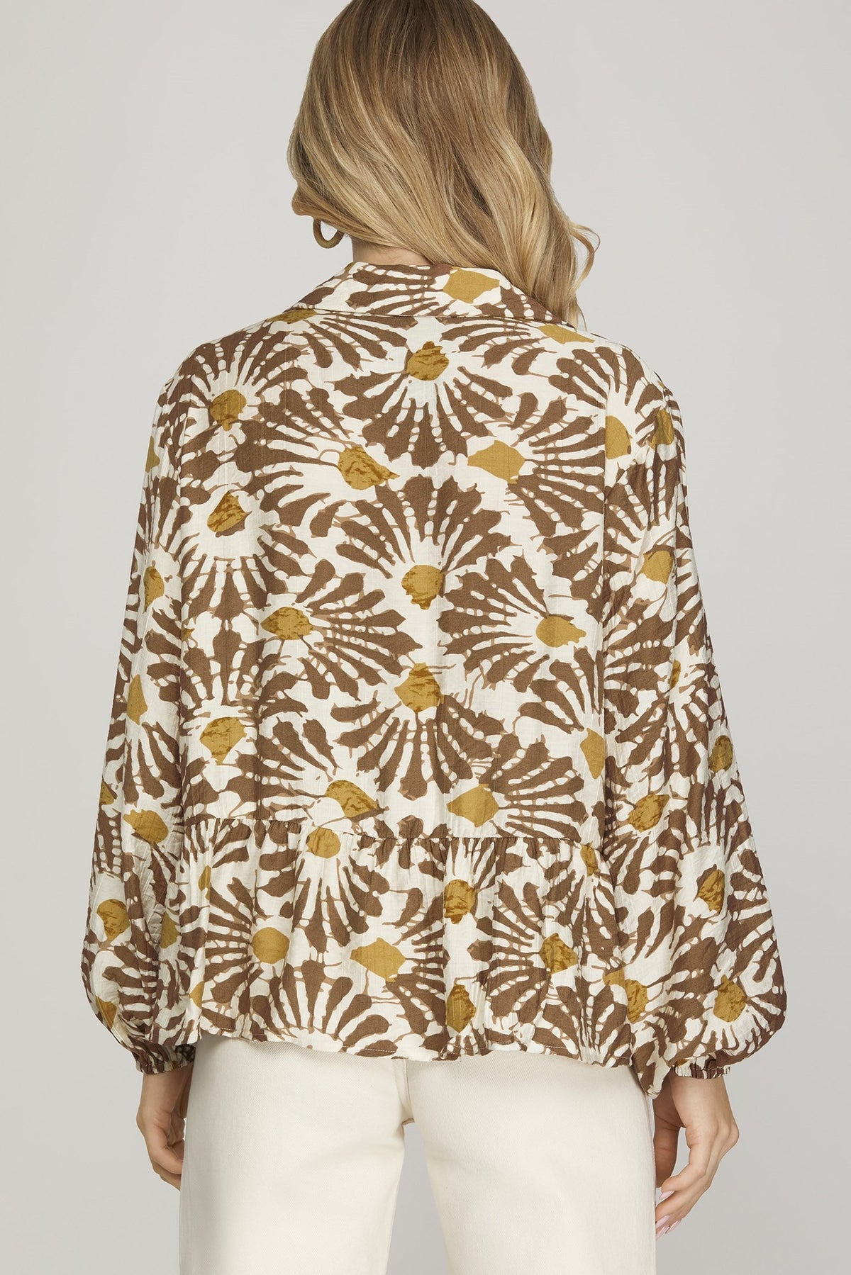 ISABELLA BUTTON DOWN BLOUSE