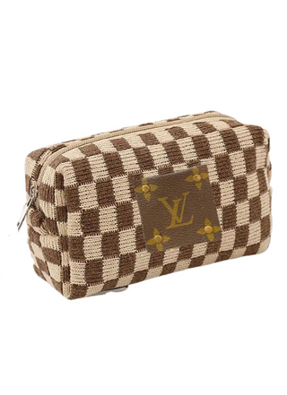 LV UPCYCLED MAKEUP POUCH