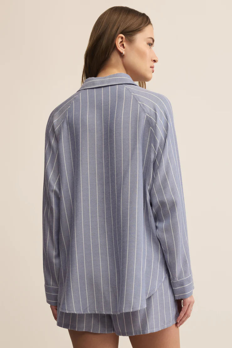 RIVER PLAID BUTTON UP