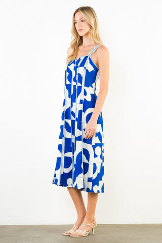 SANTORINI SPLASH MAXI DRESS