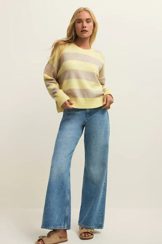 CIRRUS STRIPE SWEATER