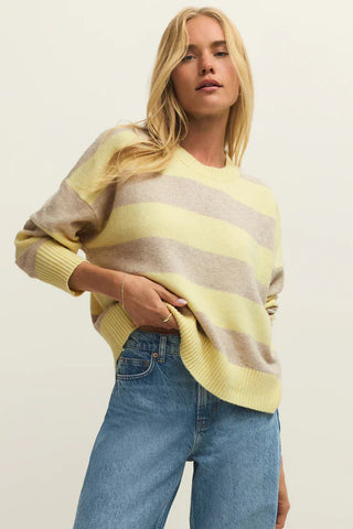 CIRRUS STRIPE SWEATER