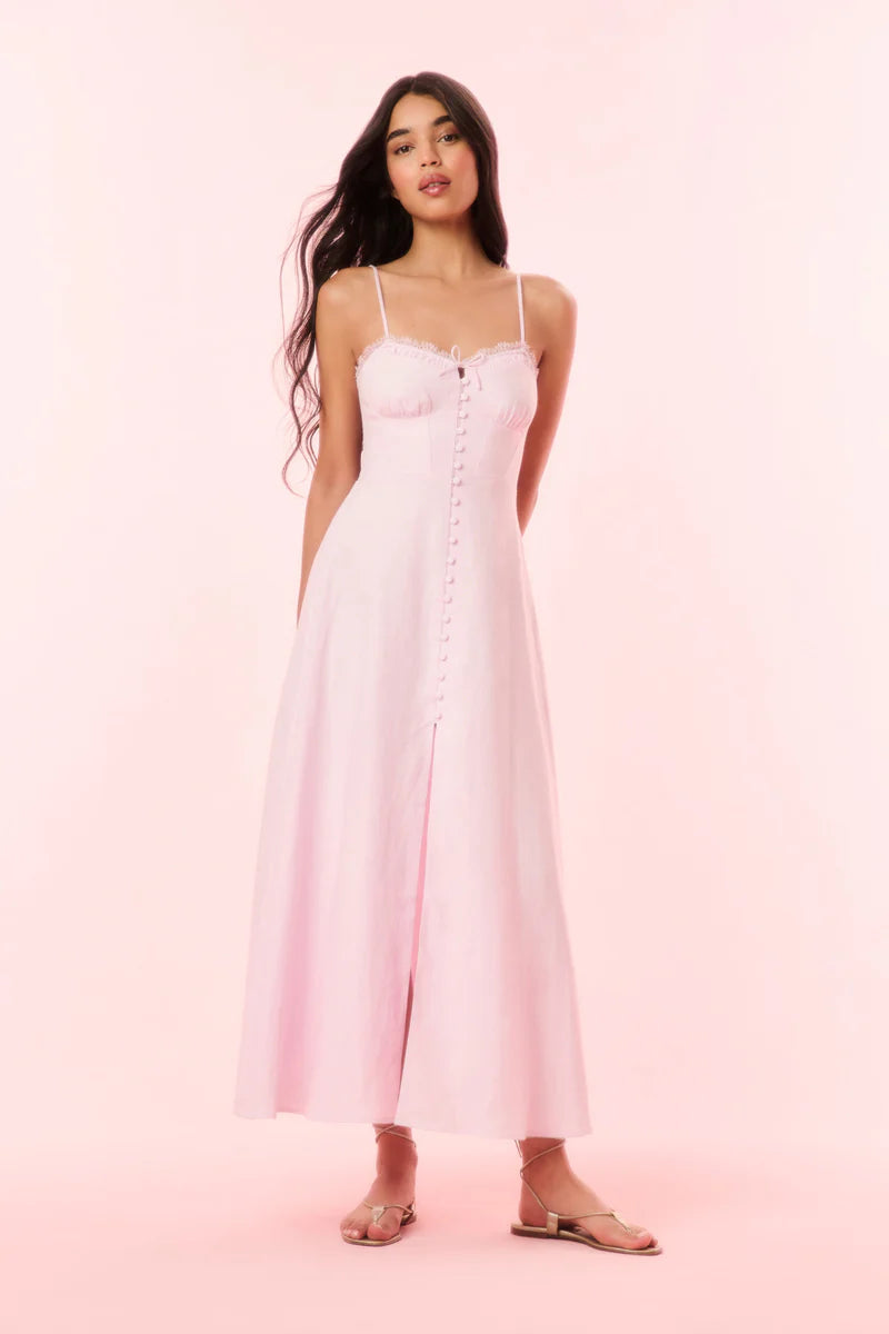 linella dress styled chic daytime outfit