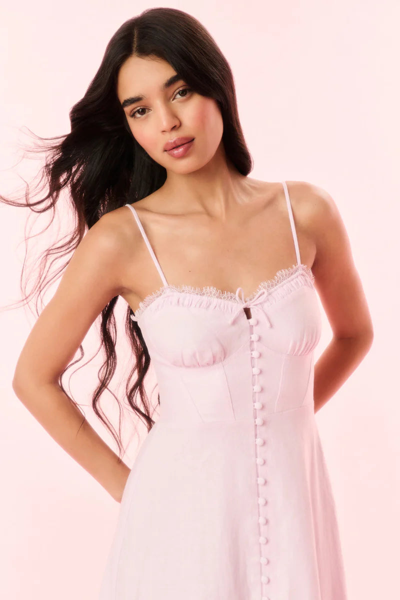 linella dress lightweight fabric detail
