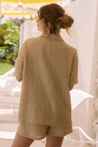 lotus shirt back chic stylish detail