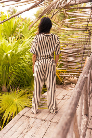mesh pants back stylish edgy silhouette