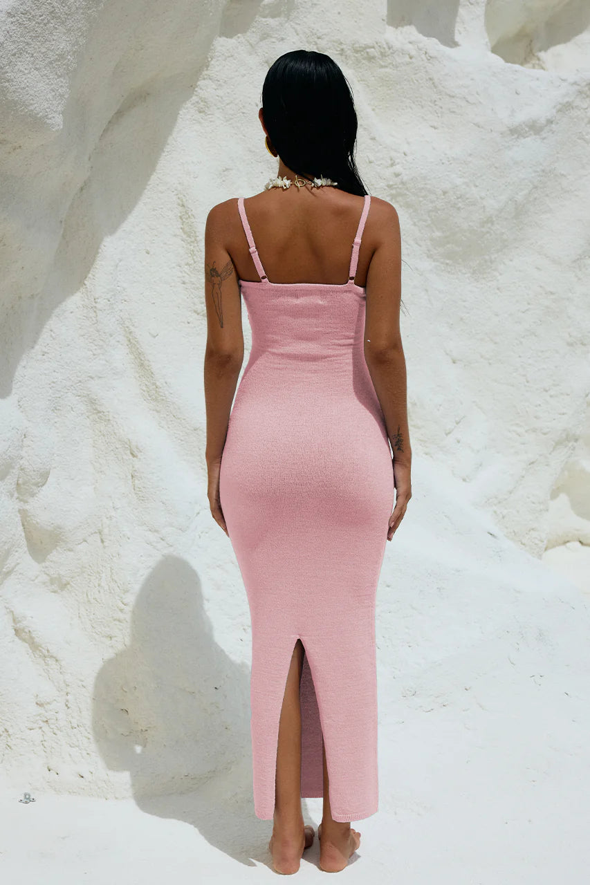normani midi dress back flattering silhouette
