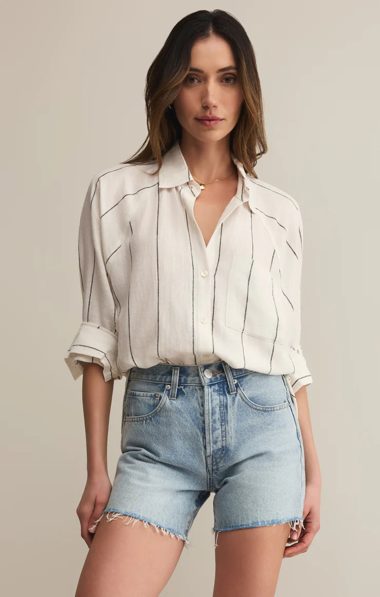THE PERFECT LINE TOP styled for a modern chic look STMT BOUTIQUE 