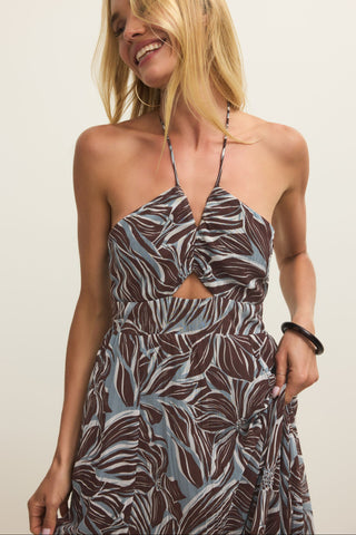 LANIE ZINN FLORAL MAXI DRESS