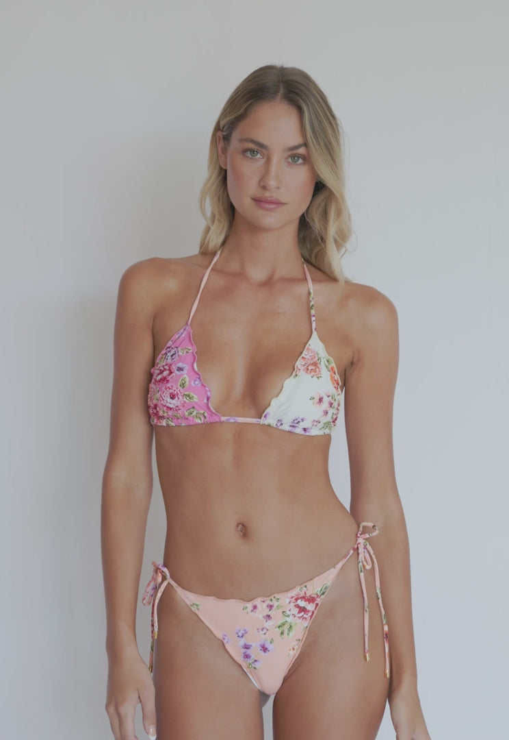 Styling ideas with Embroidered Lettuce Edge Tri Top

