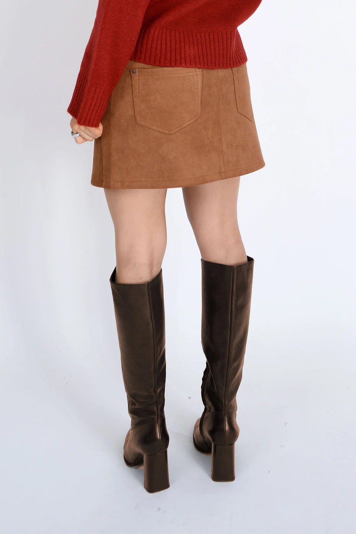 MISSY ZIP UP MINI SKIRT