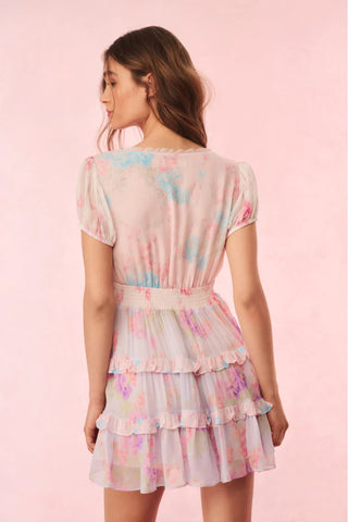 spirea dress back view flattering fit and flowy style