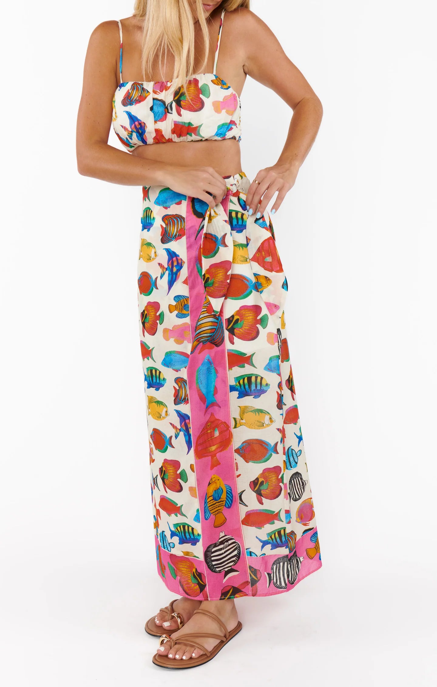 TIA WRAP SKIRT styled for a chic summer look STMT BOUTIQUE 