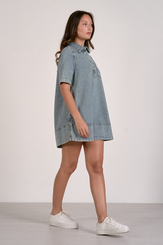 BLUE HORIZON DENIM DRESS