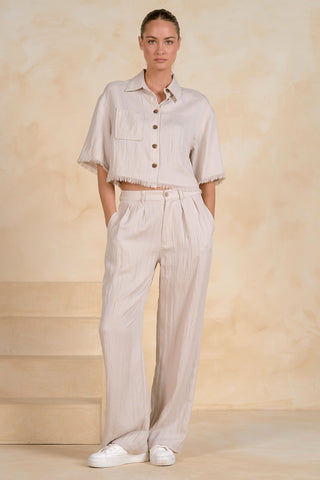 MONTAUK SHORT SLEEVE BUTTON DOWN TOP