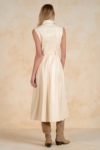 HAVEN BELTED MIDI DRESS