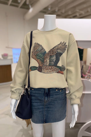 THE  BEDAZZLED DUCK SWEATSHIRT