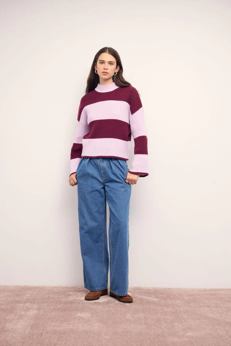 FREJA STRIPE CHUNKY KNIT