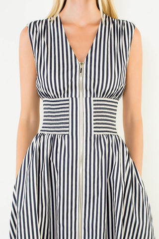 HARBOR STRIPE MIDI DRESS